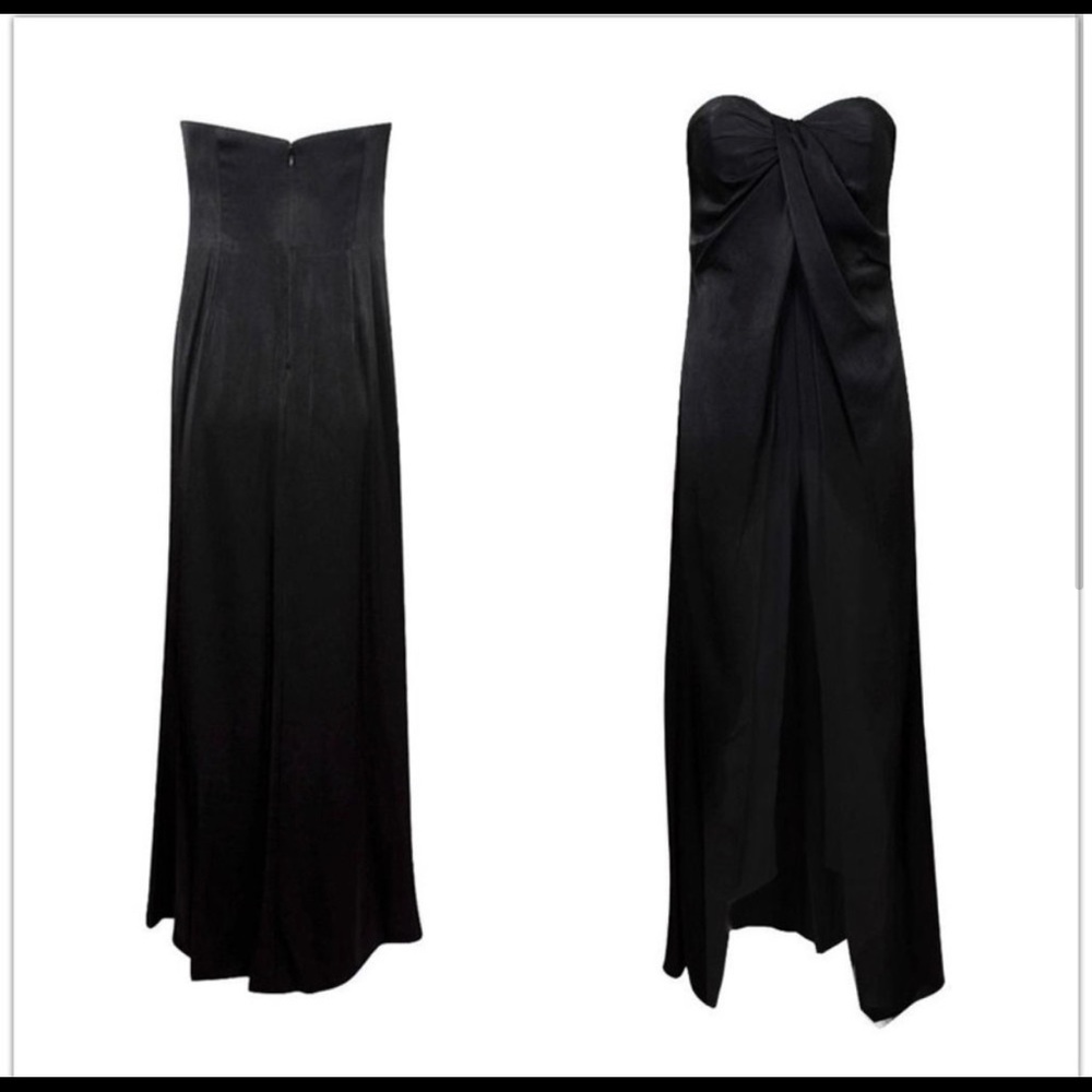 Strapless Overlay Jumpsuit